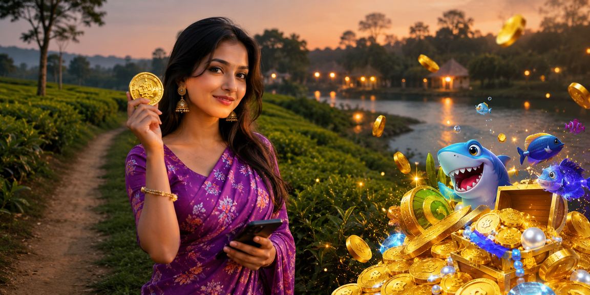 রংপুরের চা বাগানে sona103 প্ল্যাটফর্মে ফিশিং গেম উপভোগ করছেন একজন ব্যবহারকারী
